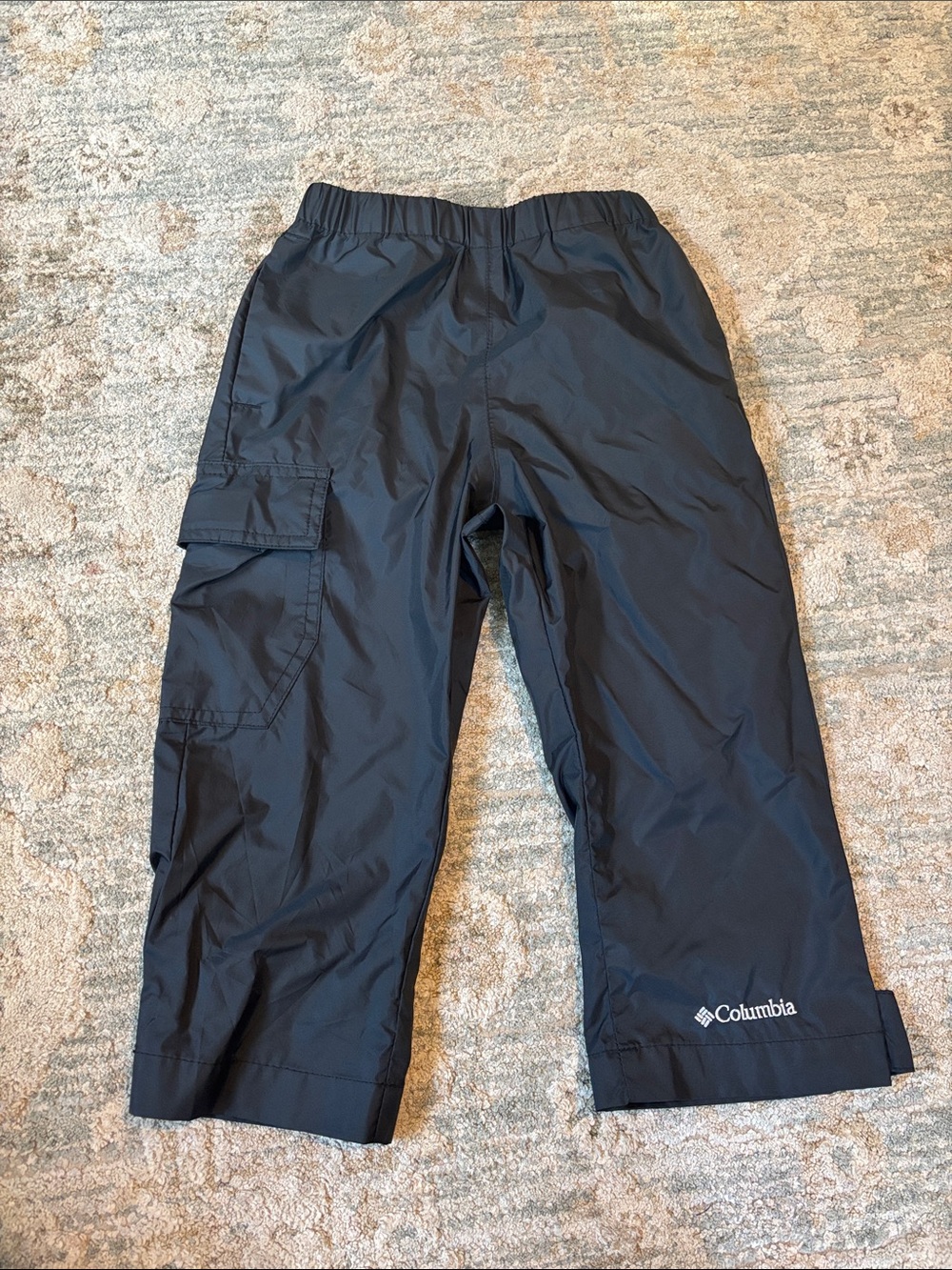 Columbia Toddler Boys Black Rain Pants / Cargo Snow Overpants – Size 3T